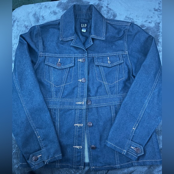 GAP Men's Dark Blue Denim Jacket - Picture 1 of 3